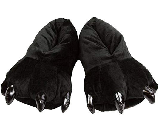 Svarte tøfler - Tøfler - pysjn